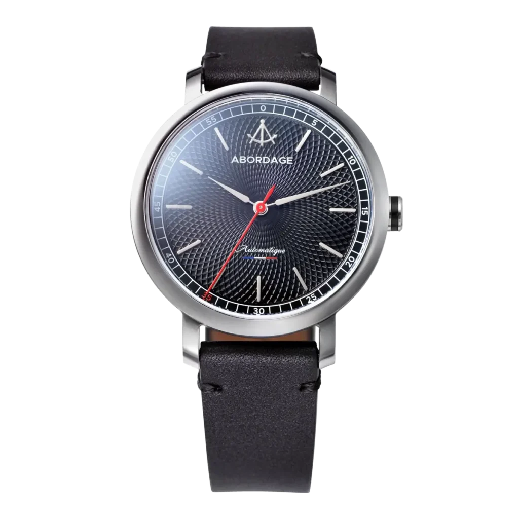 Montre Collection 1712 Noire de face
