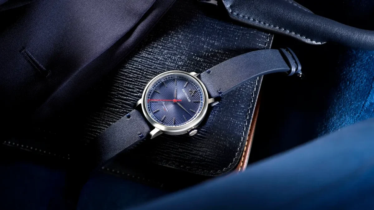 Montre Abordage fabriquée en France couleur Bleue